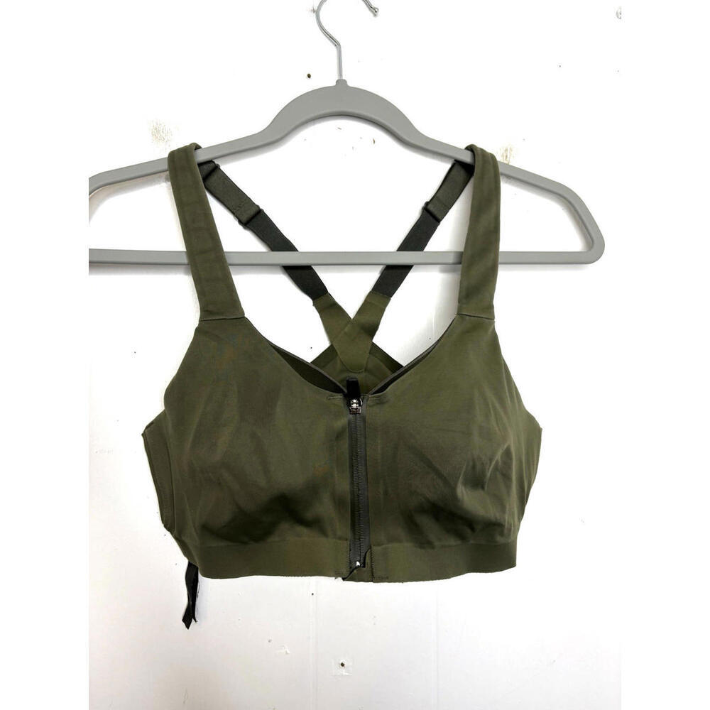 Victorias Secret Bra Womens 34C Incredible Knockout Ultra Max Zip Front Sports